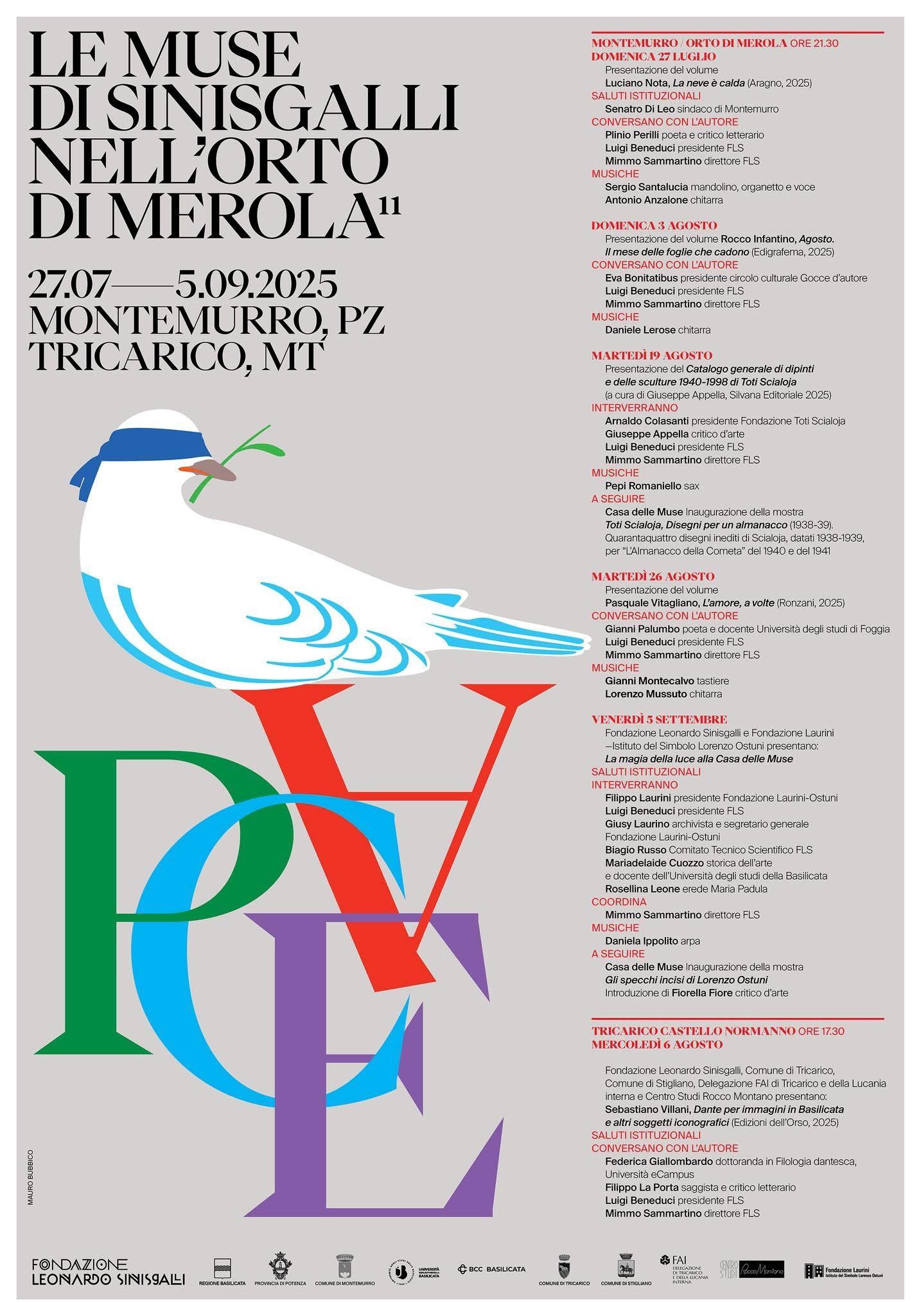 Le Muse di Sinisgalli nell'Orto di Merola - Eventi in Basilicata